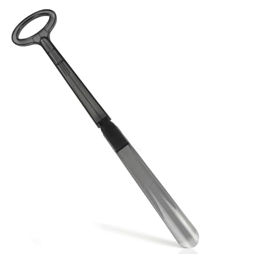 Vive Shoe Horn - Long Handled, Extended Reach ShoeHorn for Women, Men, Kids, Seniors, Elderly, Handicap, Disabled - Plastic Boot Horn - Extra Large Tall Handle Dressing Aid Giant Helper Tool - 24"