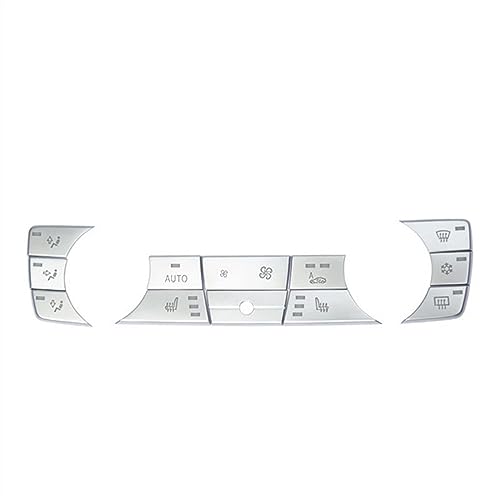 Autocollant chromé cache-boutons climatisation AC pour BMW Série 3 E90 E91 de 2005 à 2012