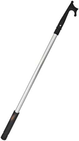 Telescoping Aluminum Boat Hook - Heavy Duty Multi-Purpose Marine Pole for Docking, Rescue, Salvage on Yachts, Speedboats & Inflatable Rafts - Ideal for Boating Adventures