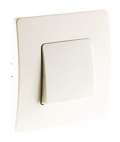 Zenitech - Interrupteur Va & Vient Bornes Auto Venus - Blanc - Compatible Boîtes Standards - Fixation à Vis et à Griffes - Câblage Rapide - Pose Avant Peinture - Clipsage Facile - Normes CE et NF