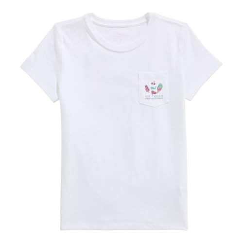 vineyard vines Girls' Glitter Ice Cream Truck Short-Sleeve Pocket Tee2
