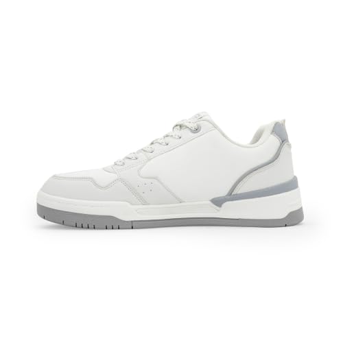 Image of Red Tape Women's Sneakers White Blue Pu Round Toe Lace-Up