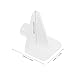 Tofficu 100pcs Shelf Clips White Floating Shelf Bracket Kit Support Cabinet Plastic Replacement Peg Cabinet Supports