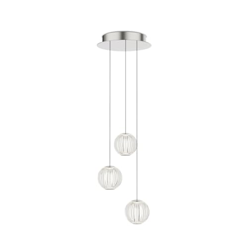 Plafonnier suspendu à LED Ideal Lux DIAMOND avec éclairage transparent 3000K blanc chaud