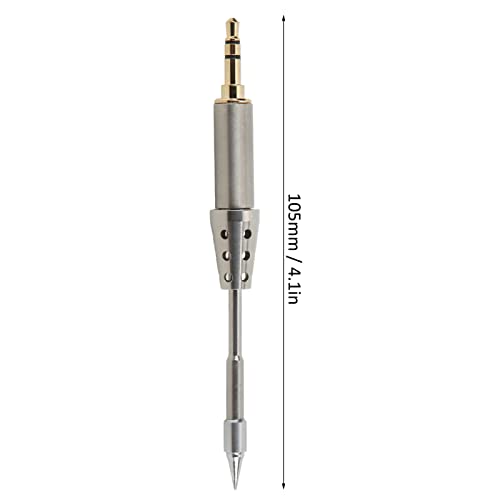 Image of TSB02 Soldering Iron Tip for TS80P TS80 Aluminum Alloy Heating Core Internal Heating Soldering Bit 300-360C Universal for Electronics Repair