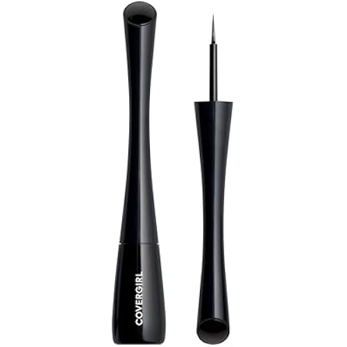 COVERGIRL Get In Line Liquid Eyeliner, Black Vinyl, 0.08 Fl oz