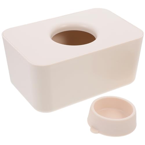 Boîte lingettes humides silicone beige jojofuny grand format étanche avec couvercle maison voiture