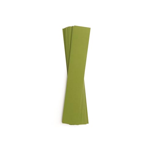 5x7 Belly Bands for Wedding Invitations, Jellybean Green, 50 Pack