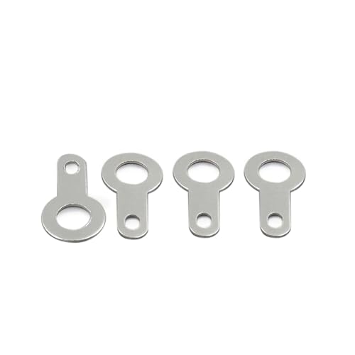 WEKONUMEX Terminale a saldare a Testa Singola, Terminale di Saldatura con Guarnizione a capocorda in Filo d'Argento Placcato in Rame M2.2-M6.2 a Testa Singola(8.2,100Pcs)