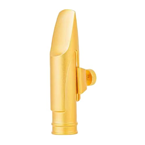 Bec de saxophone alto 5C en laiton avec couvre-bec et ligature en métal