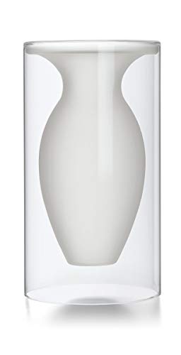 Vaas van gesatineerd glas Philippi Esmeralda - Afbeelding 7