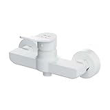 no aerator AM.PM X-Joy FXA20033 Wassersparende Duscharmatur für das Badezimmer, kratzfeste Duscharmatur ohne Auslauf, leicht zu reinigen, Weiss
