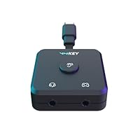 Voicemod Key - Changeur vocal et carte son VMKey en temps réel pour consoles de jeu Compatible avec PS5, PS4, XBOX, SWITCH2