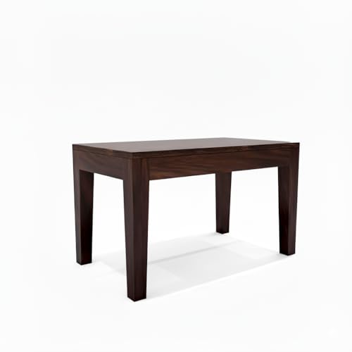 Image of Solid Sheesham Wood Living Room Benches, Wooden, Upholstered Wooden Seating Bench for Home & Office l Solid Wood Bench for Dining Table l Indoor Outdoor Seating l(Natural 7)