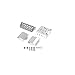 jnxwenu for MK07 1/7 4WD RC Crawler Metal Chassis Armor - Upgrade Protective Plate for Electric Model Car