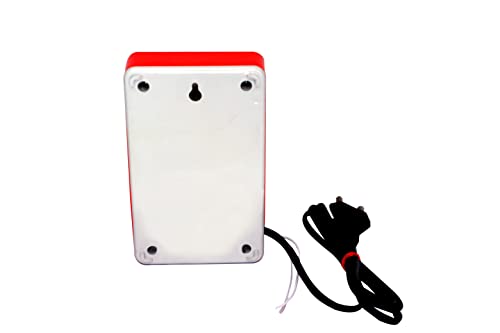 Plastic Electric Water Tank Overflow Alarm UW-23 AC (Medium, White) (Pack of 1)