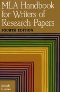 Mla Handbook for Writers of Research Papers-Fou... B000HFJDSI Book Cover
