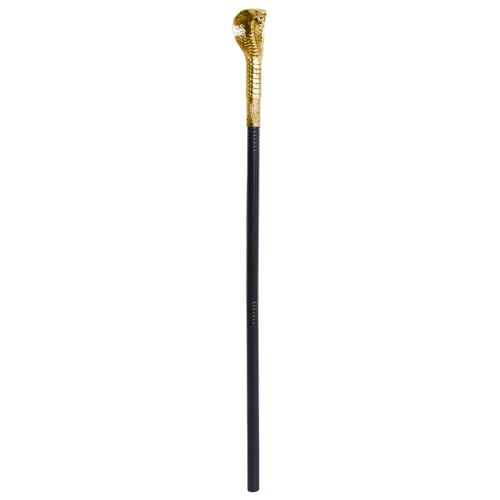 SOUTHJIELING Roi Cobras Canne égyptienne Sceptre pour Empereurs Halloween Cosplay Accessoire de costume King Sceptre