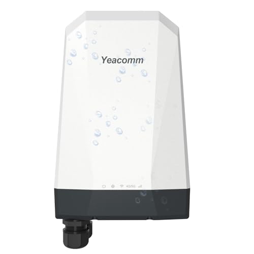 Image of Outdoor 5G Router with SIM Card Slot, NR SA NSA CPE 5G Modem Cellular Routers Gateway /Bridge /Wireless, IP67 Waterproof, T-Mobile & AT&T, 4X4 MIMO,802.3af POE,Band Lock,VPN, for Farm,Yard,RV
