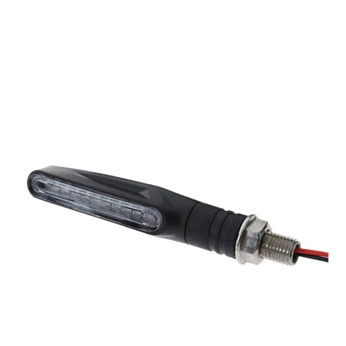 Luces indicadoras de giro universales para motocicleta de 12V intermitentes azul 1