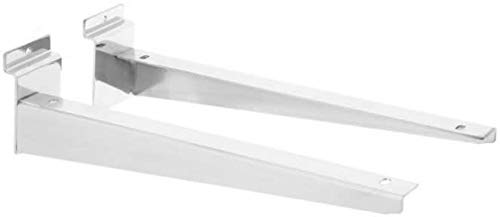 CompleteShopfittings NEW HEAVY DUTY SLATWALL WOODEN SHELF BRACKETS (50, 300MM)