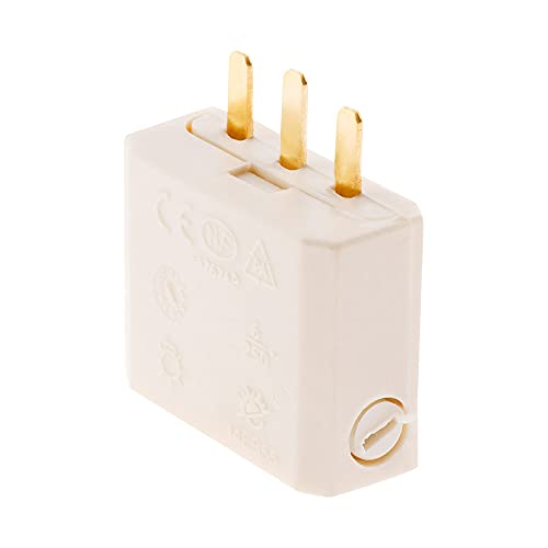 Fiche DCL 2P+T boîte applique + point de centre - Blanc - Zenitech