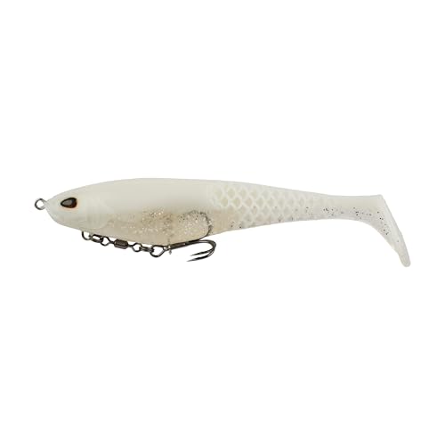 Berkley PowerBait CullShad Fishing Lure, Sight Flash, 5 in, Irresistible Scent & Flavor, Fusion19 Hook, Realistic Swimming Action, Adjustable Sink Rate, Pre-Rigged Soft Bodied Fishing Bait