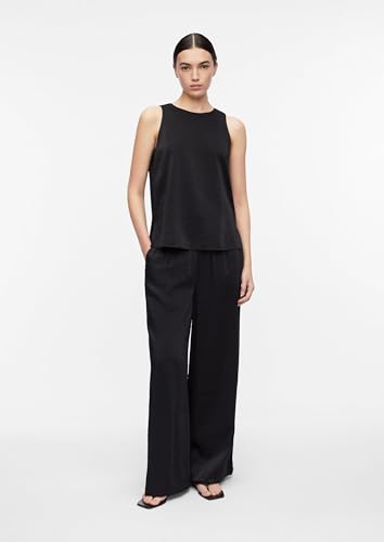 Pantalon long jambe large Comma silhouette élancée et confort