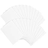 25Pcs 7.87' x 5.9' Vinyl Siding Repair Kit, Self-Adhesive White Vinyl Siding Patch Kit Made of PVC Support Free Painting Used to Cover Various Cracks, Holes and Defects