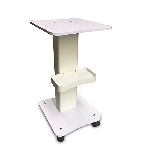 ECUTEE Carro de belleza con rueda carrito salón peluquería, servicio de spa salón, almacenamiento de instrumentos de belleza cosmética, carrito de la carretilla móvil