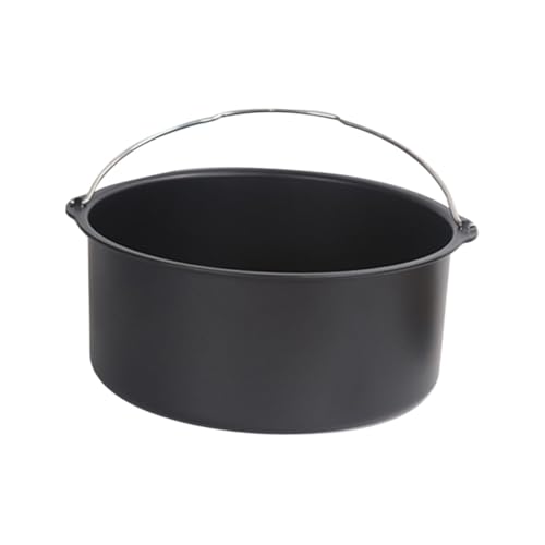 UTHCLO Molde para Tartas Antiadherente para Freidora de Aire Resistente al Calor Fácil de Limpiar Accesorio Compacto para Hornear Casa y Restaurante