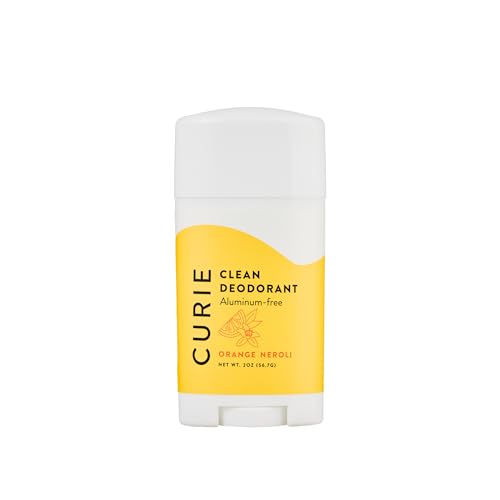 Desodorante natural Curie para mujer naranja neroli 2oz stick miniatura 1