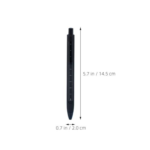 Bolígrafos de tinta gel 0.5mm punta fina negro 5 unidades miniatura 2