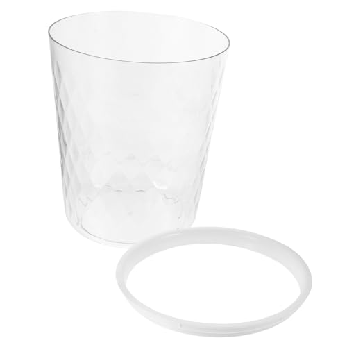 Caneca de basura rectangular transparente de PET 1 ml