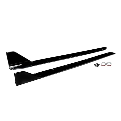 Extensiones laterales para M3 G80 y M4 G82 que mejoran la aerodinámica con estilo negro brillo