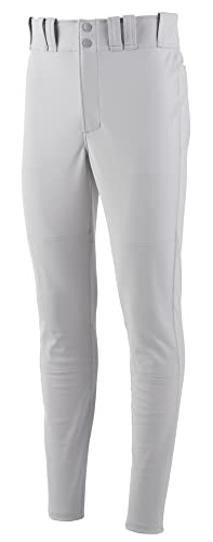 Mizuno Premier Pro Tapered Pant Pantalones, Gris, M para Hombre