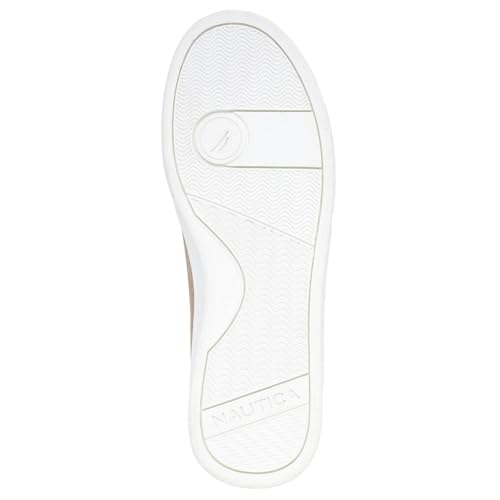 Image of Nautica Men's Casual Court Fashion Sneakers Classic Low-Top Lace-Up Shoes Comfortable Everyday Walking Style with Durable Outsole and Vegan Leather Upper