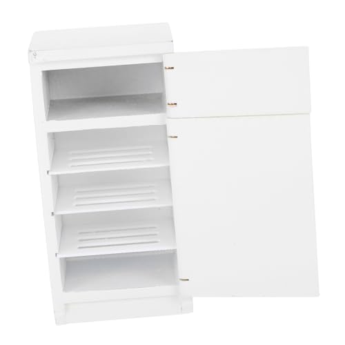 TOBBOMEY Casa Muñecas Muebles Miniatura de Madera Hechos Mano Accesorios Decorativos para Niñas y Diseño Compacto y