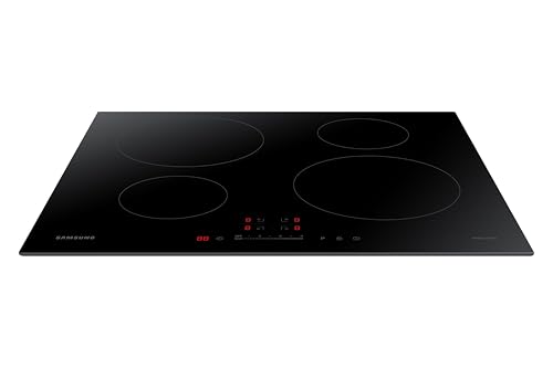 Samsung Induction Hob with 4 Cooking Zones, With Touch Control, Colour: Black, Material: Ceramic Glass, NZ64H37070K