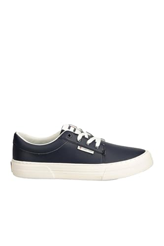 Tommy Jeans Herren Vulcanized Sneaker Skater Derby Schuhe, Blau (Dark Night Navy), 46 – Ansicht 2