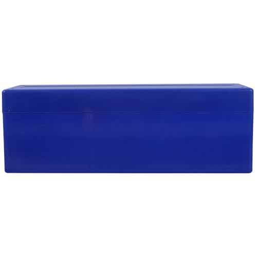 Estuche para monedas para decorar tu escritorio con esta caja de exhibición y colección azul