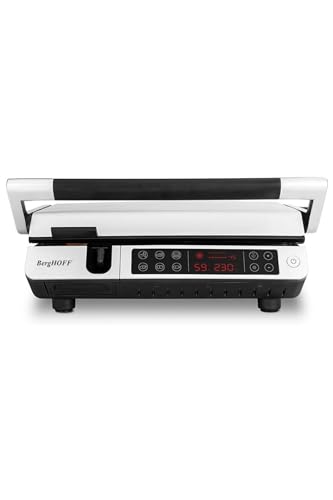 BergHOFF Gem Titan Izgara & Tost Makinesi – 2000 W, 340×240 mm, LCD Dokunmatik Kontrol: 10.466₺