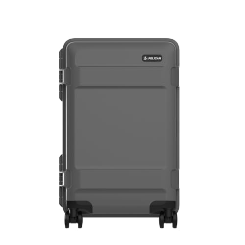 Pelican ATX 22" Waterproof Wheeled Carry-On Travel Hard Case, Bundle with Tracking Device, Power Bank, Wall Charger (Charcoal) - image 2