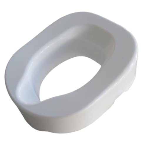 Villaclinic. Elevador de WC 10 Cm Sin Tapa - Alza de WC o inodoro Ajustable - Fácil Colocación