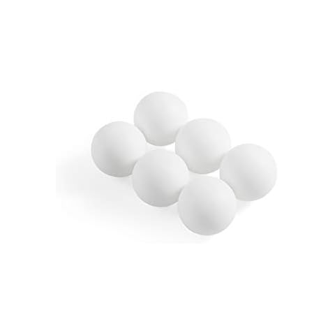 Komonee 6 White 40mm Table Tennis Balls Cover