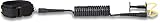  Dakine Unisex Coiled Bicep Leash 4\' X 1/4\", Black