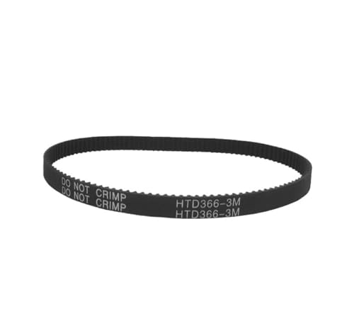 Courroie de distribution 366 mm en caoutchouc synchrone en boucle fermée pas 3mm largeur 10mm