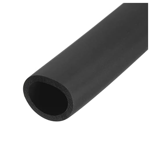 uxcell Foam Tubing for Handle Grip Support, Pipe Insulation, 38mm ID 53mm OD 1m Length Black