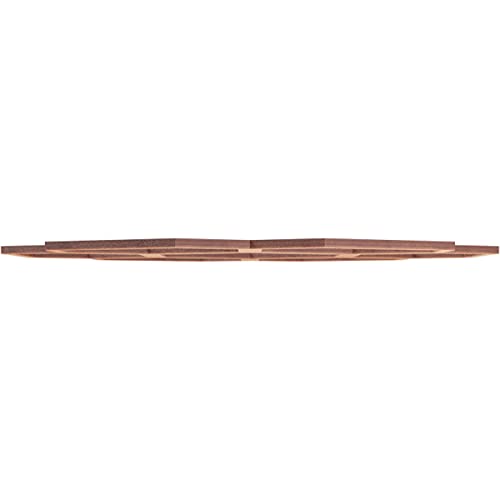 Image of Ekena Millwork 16 inchOD x 5 5 /8 inchID x 3 /8 inchT Florin Wood Fretwork Pierced Ceiling Medallion, Cherry