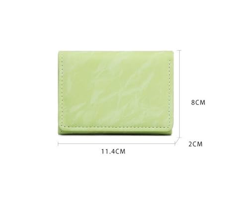 Three Fold Wallet, Fashionable Student Coin Purse, Versatile Wallet and Card Holder(Brown)2